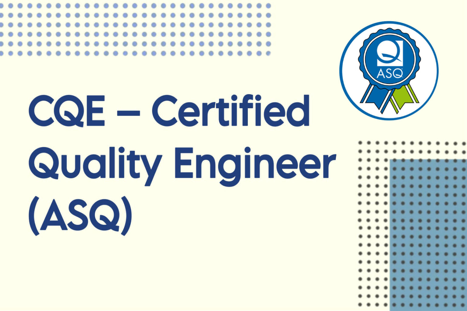Asq Cqe Example Elearning Course CCQM – ASQ Courses – Pro SBA